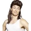 Spirit Halloween Brown Mullet Wig