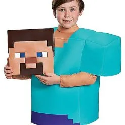 Spirit Halloween Kids Steve Costume - Minecraft -Toddler Costumes Shop 01369008 c