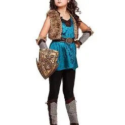 Spirit Halloween Kids Woodland Warrior Costume