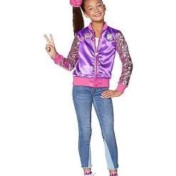 Spirit Halloween Kids JoJo Siwa Bomber Jacket -Toddler Costumes Shop 01418086 c