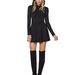 Spirit Halloween Black Hooded Dress