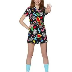 Spirit Halloween Adult Eleven Geometric Romper - Stranger Things