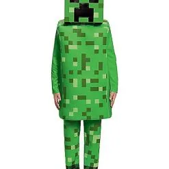 Spirit Halloween Kids Creeper Costume Deluxe - Minecraft