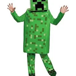 Spirit Halloween Kids Creeper Costume Deluxe - Minecraft -Toddler Costumes Shop 01448034 c