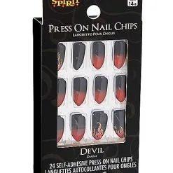 Spirit Halloween Devil Flame Press On Nails -Toddler Costumes Shop 01489624 c