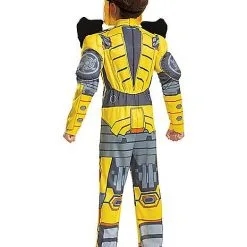 Spirit Halloween Kids Muscle Bumblebee Costume - Transformers -Toddler Costumes Shop 01494418 b