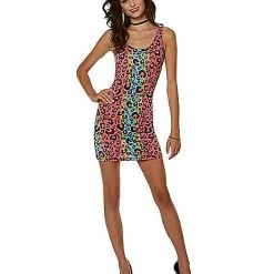 Spirit Halloween Adult '80s Bodycon Dress