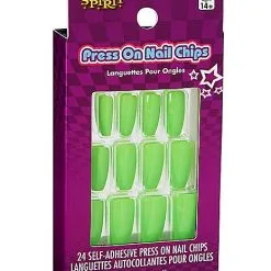 Spirit Halloween '80s Green Press On Nails -Toddler Costumes Shop 01504661 c