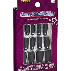 Spirit Halloween '80s Black Press On Nails -Toddler Costumes Shop 01504679 c