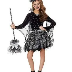 Spirit Halloween Kids Webbed Spider Dress