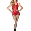 Spirit Halloween Adult Red Leather Lace Bodysuit -Toddler Costumes Shop 01527290 a