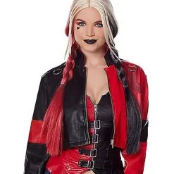 Spirit Halloween Adult Harley Quinn Moto Jacket – The Suicide Squad
