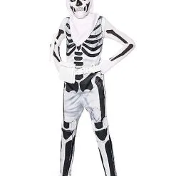 Spirit Halloween Youth Skull Trooper (Inverted) Costume – Fortnite