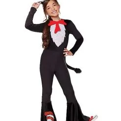 Spirit Halloween Kids Cat In The Hat Bell Bottom Costume - Dr. Seuss