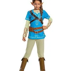 Spirit Halloween Kids Link Costume Deluxe - The Legend Of Zelda: Breath Of The Wild -Toddler Costumes Shop 01566306 c