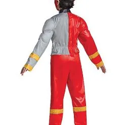 Spirit Halloween Kids Red Ranger Muscle Costume - Power Rangers Dino Fury -Toddler Costumes Shop 01566587 b
