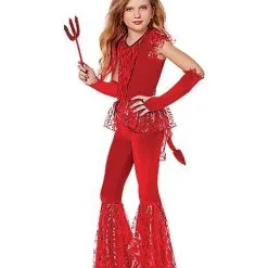 Spirit Halloween Kids Devil Jumpsuit Costume