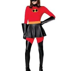 Spirit Halloween Adult Mrs. Incredible Catsuit Costume - The Incredibles