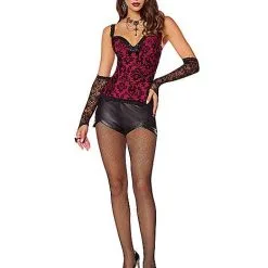 Spirit Halloween Vampire Corset And Gloves -Toddler Costumes Shop 01587443 c