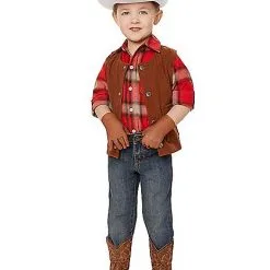Spirit Halloween Kids Jon Hat And Gloves - Dino Ranch