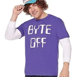 Spirit Halloween Adult Byte Off T Shirt - Stranger Things
