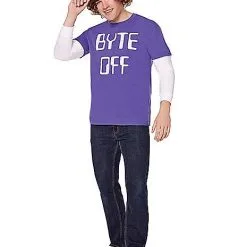Spirit Halloween Adult Byte Off T Shirt - Stranger Things -Toddler Costumes Shop 01600097 c