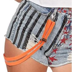 Spirit Halloween Harley Quinn Denim Shorts And Suspenders - Birds Of Prey -Toddler Costumes Shop 07563174 d