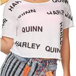 Spirit Halloween Distressed Harley Quinn T Shirt - Birds Of Prey 7 Spirit Halloween Distressed Harley Quinn T Shirt - Birds Of Prey -Toddler Costumes Shop 07563232 c