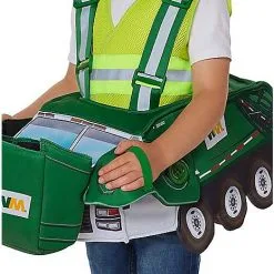 Spirit Halloween Toddler Waste Management Ride-Along Costume With Sound -Toddler Costumes Shop 07616873 c